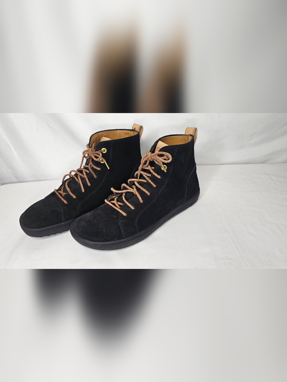 Birkenstock Bartlett Black Suede High Top Sneaker Boots Mens 10 Womens 12 EU 43